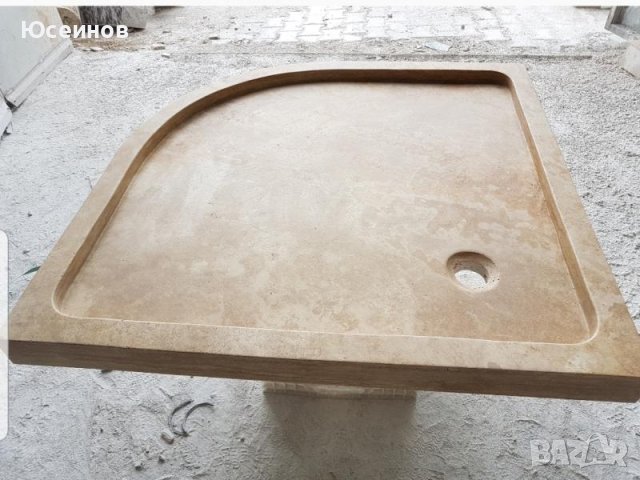 Душ корито от естествен камък травертин 