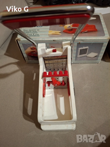 Кухненска Резачка за картофени пръчкиVintage Potato Chipper Patatine Fritte , снимка 3 - Аксесоари за кухня - 52830519