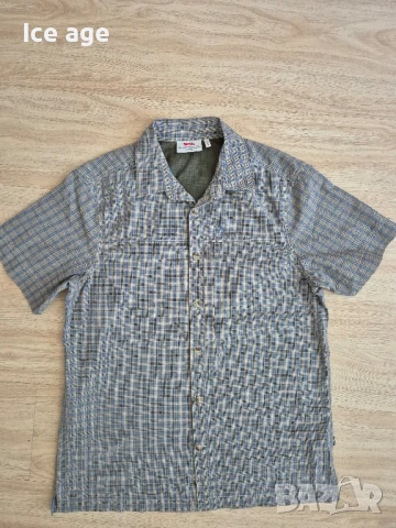 FJALLRAVEN мъжка риза с къс ръкав размер М , снимка 3 - Ризи - 51401854