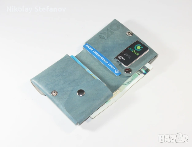 Вертикален оригами портфейл, снимка 6 - Портфейли, портмонета - 53385624