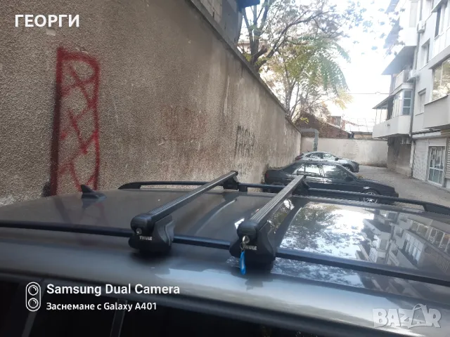 Оригинални греди THULE с дължина 105см ЗА ПОВЕЧЕТО КОМБИТА 129ЛВ 