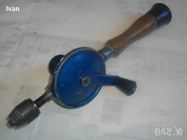 310мм/ф8мм ПОЧТИ НОВА НЕМСКА РЪЧНА ДРЕЛКА БОРМАШИНА МАТКАП СТАРО КАЧЕСТВО ФРГ ОТЛИЧНО СЪСТОЯНИЕ