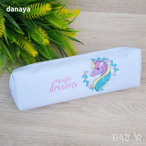 3053 Ученически несесер за момичета Еднорог, снимка 4 - Ученически пособия, канцеларски материали - 37780987