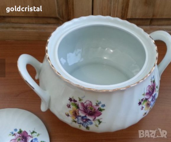 Стар български порцелан сервиз за хранене чинии , снимка 9 - Антикварни и старинни предмети - 35849370