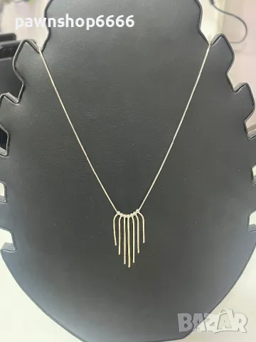 Сребърно колие 925, снимка 2 - Колиета, медальони, синджири - 47449170