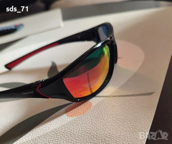 мъжки слънчеви очила Polarizet ,цвят лещи хамелеон с преобладавщо червено 20 лв, снимка 5 - Слънчеви и диоптрични очила - 52942869