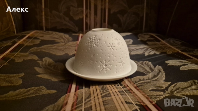 Разкошен чаен свещник–Фин порцелан!, снимка 4 - Аксесоари за кухня - 52679653