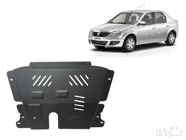 Метална кора под двигател и скоростна кутия Dacia Logan / Logan MCV 2005г – 2012г