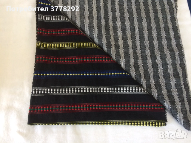 Тъкани битови, стари, домашно-ръчно тъкани 2 вида по 30лв/бр и бродерии, снимка 2 - Пердета и завеси - 52026288