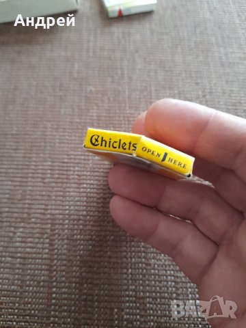 Стара дъвка Chiclets, снимка 4 - Колекции - 39404865