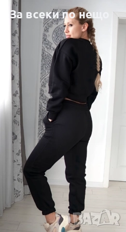 Miu Miu Дамски Черен Комплект Миу Миу Код S348, снимка 3 - Спортни екипи - 52437554