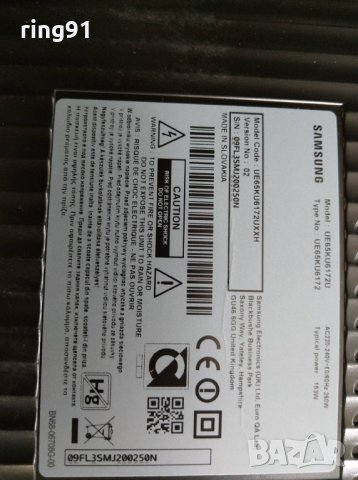 Телевизор Samsung UE65KU6172U На части , снимка 6 - Части и Платки - 26391515