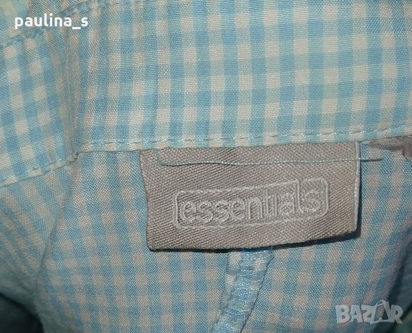 Дамска риза с къдри "Essentials"® / памучна риза с жабо, снимка 8 - Ризи - 28965063