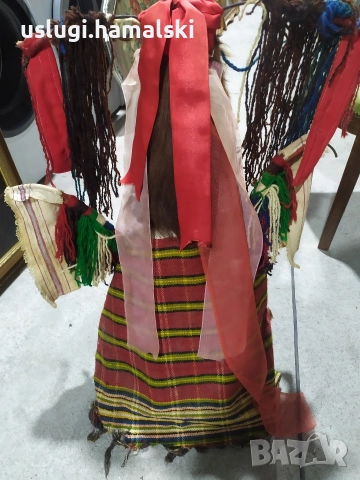 Автентична кукерска маска, снимка 6 - Антикварни и старинни предмети - 52640670