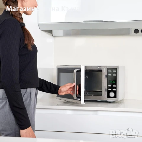 НОВА Микровълнова фурна Black+Decker BXMZ901E с ГАРАНЦИЯ , снимка 2 - Микровълнови - 50725056