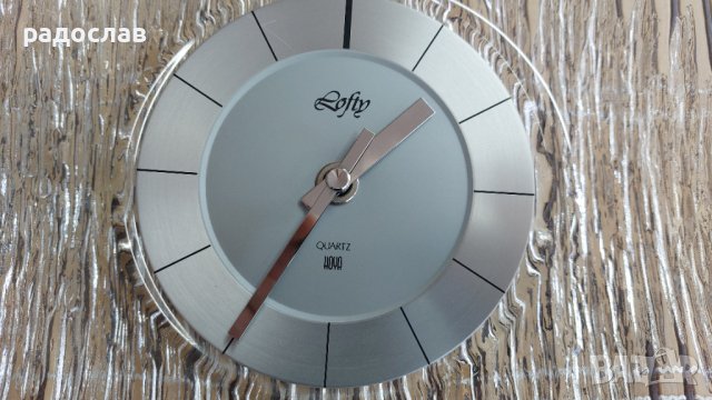 Кристален стенен часовник-HOYA, снимка 2 - Стенни часовници - 43621780