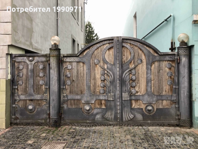 Порти, портали, врати, огради, парапети, ковано желязо, дърво., снимка 8 - Други - 52489359