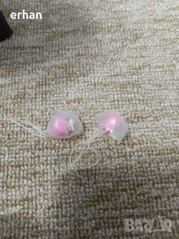 Нощна лампа Jellyfish с LED RGB осветление и 2 медузи, снимка 4 - Друга електроника - 51436380