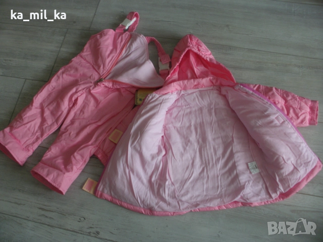 Детски комплект-зимен розов-нов, снимка 6 - Бебешки якета и елеци - 52916108