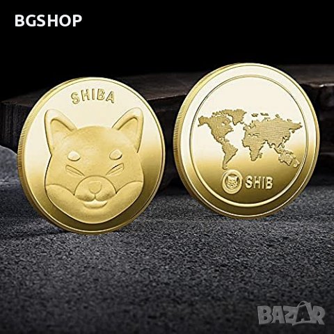 Shiba Inu coin / Шиба Ину монета ( SHIB ) - Gold, снимка 2 - Нумизматика и бонистика - 38258949