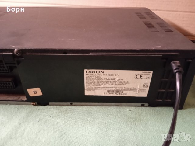 ORION VHS Видео, снимка 6 - Плейъри, домашно кино, прожектори - 35202024