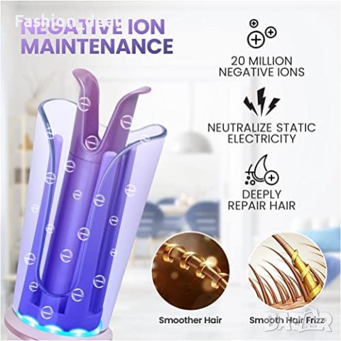 Нова автоматична маша за коса Къдрене оформяне на прическа жени, снимка 8 - Маши за коса - 40454250