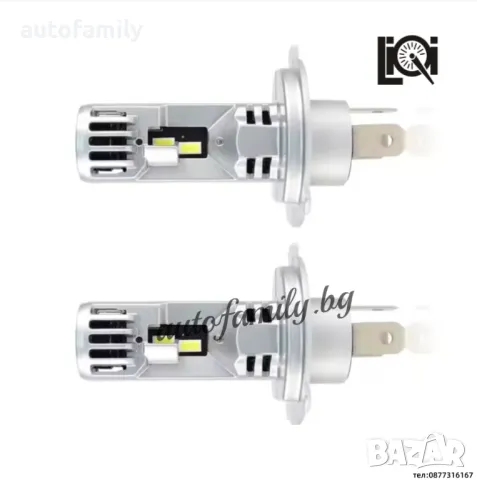 H4 LED,1:1 Original size,30W, 3000Lm,12v - D61, снимка 4 - Аксесоари и консумативи - 48127441