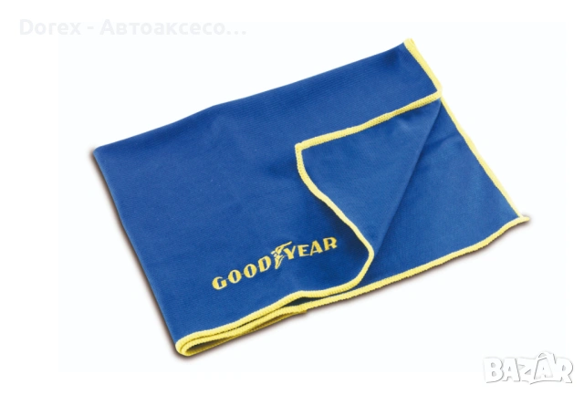 Мека универсална микрофибърна кърпа за стъкло 40 x 40 cm Goodyear, снимка 2 - Аксесоари и консумативи - 53603570