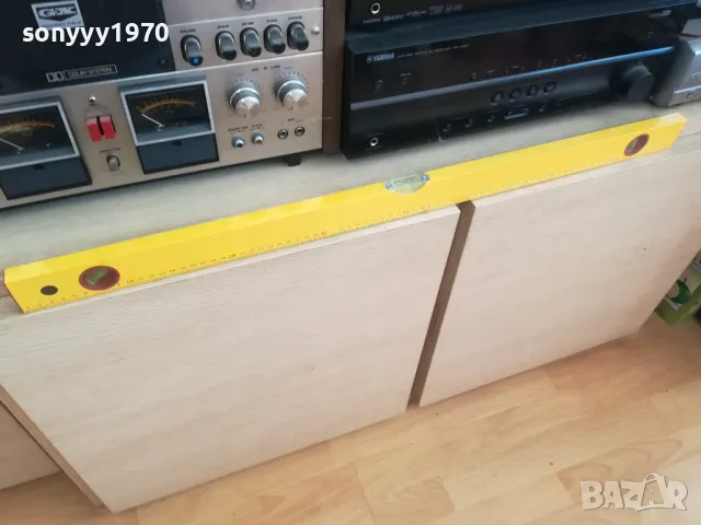 Нивелир с два броя либели. Размери: 80х5.8х2.5 см 1612241624, снимка 2 - Измервателни инструменти - 48368033