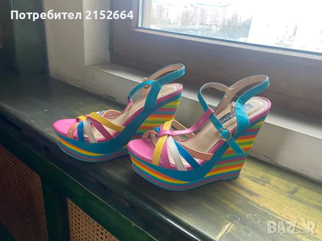 Сандали на платформа Fabiano 36 номер, снимка 1