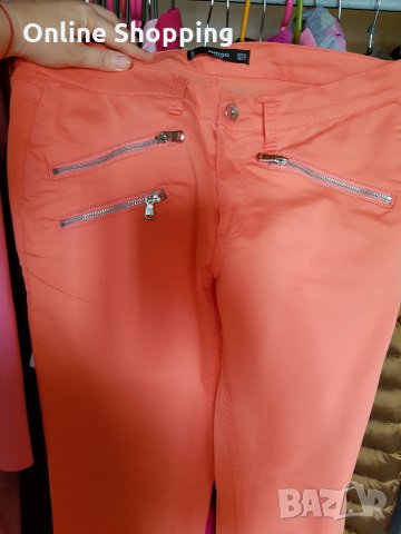 Еластичен спортно елегантен панталон Манго, снимка 6 - Панталони - 33593457