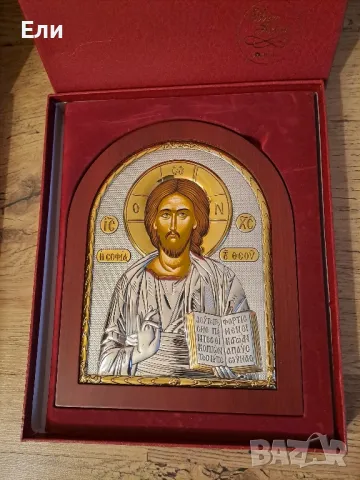 икони със Сертификат, посребрени, снимка 3 - Икони - 48167244