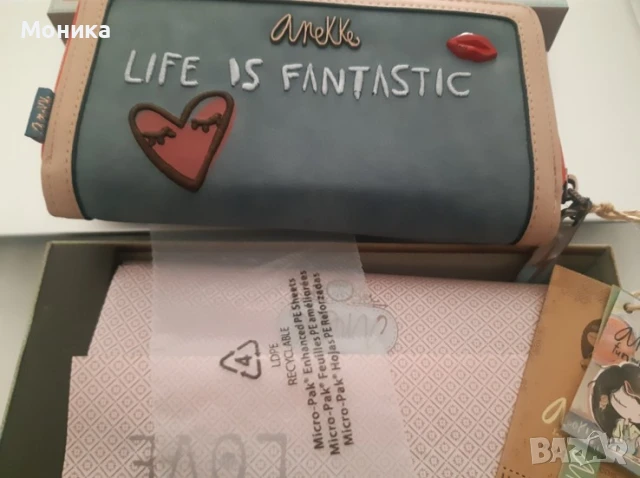 Anekke дамски портфейл / марково портмоне Анеке - Испания, снимка 6 - Портфейли, портмонета - 51045849