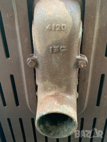 Старинна емайлирана чугунена печка в стил Ар Деко!, снимка 4 - Антикварни и старинни предмети - 13469070