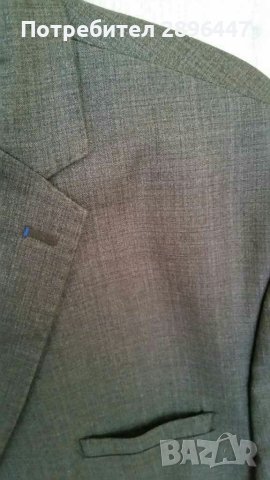 Елегантно мъжко сако в приятен кафяво-сив цвят-ХХЛ, снимка 2 - Сака - 43744606