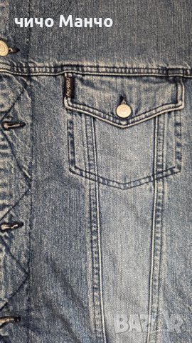 Мъжко Vintage дънково яке Little Big (LTB) р-р L с подплата, снимка 10 - Якета - 38174407