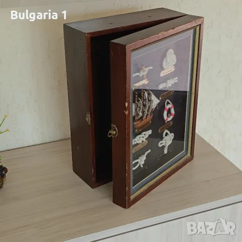 кутия с корабни мотиви и корабни въжета , снимка 5 - Колекции - 50174657