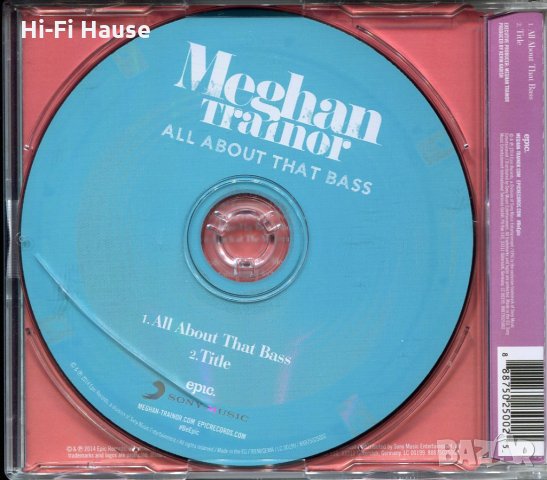 Megahan Trainor-All That Bass, снимка 2 - CD дискове - 34706997