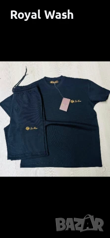 Мъжки комплект -тениска и къси панталони. Премиум качество., снимка 2 - Къси панталони - 50830639