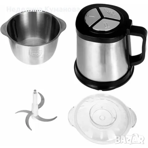 🧨 Професионален чопър - месомелачка 5L, снимка 5 - Чопъри и пасатори - 50077606