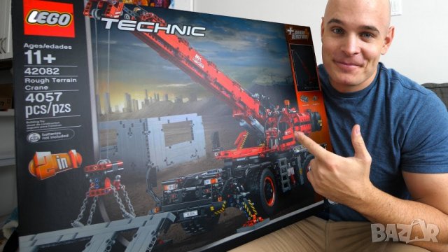 Lego technic Rough Terrain Crane 42082 , снимка 3 - Образователни игри - 39464558