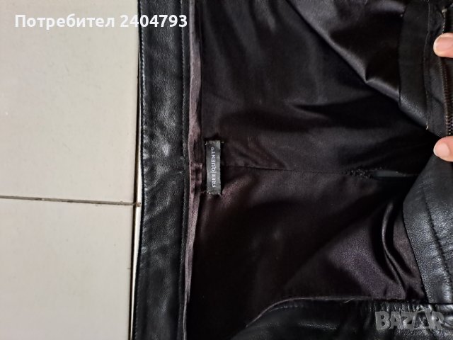 Продавам кожен, дамски панталон, снимка 2 - Панталони - 43182362