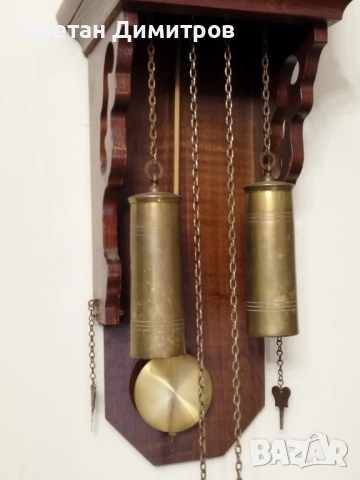 Антикварен холандски стенен-Фрезийски часовник,, снимка 11 - Антикварни и старинни предмети - 52618174