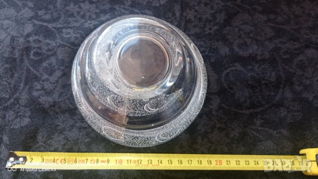 Стара Кристална купа швеция, снимка 4 - Антикварни и старинни предмети - 34989377