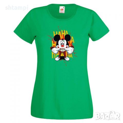 Дамска тениска Mickey Joker Batman Мини Маус,Микки Маус.Подарък,Изненада,, снимка 3 - Тениски - 36526304