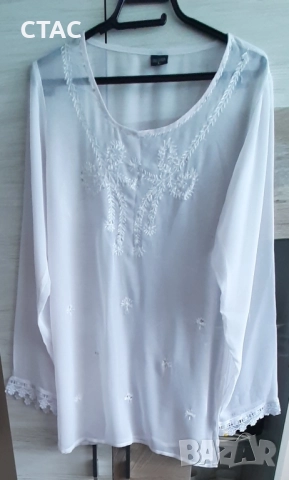 Нова ,раздвижена туника-светъл корал, снимка 3 - Туники - 51469887