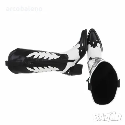 Дамски уестърн и байкърски ботуши, 3цвята , снимка 8 - Дамски ботуши - 48162904