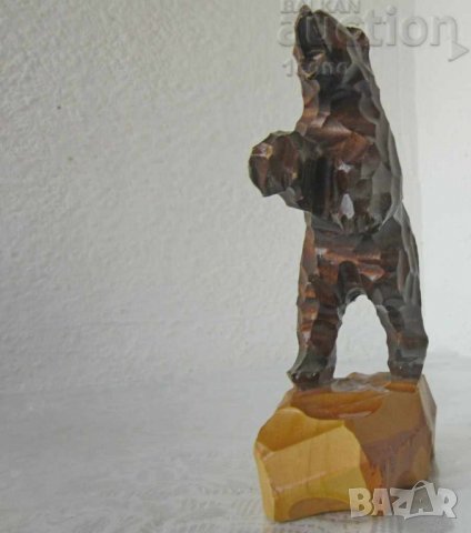 Дървени: мечка. куче, дакел, антилопа, животно дървена фигура пластика дърворезба, снимка 2 - Декорация за дома - 28880054