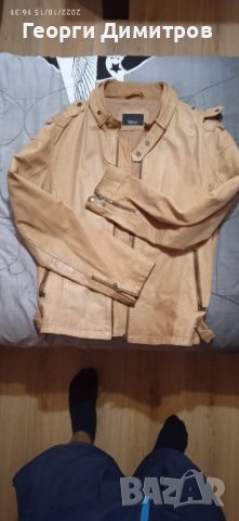 Мъжко кожено яке на ZARA., снимка 2 - Якета - 38339087