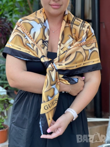 шал 100х100см chanel versace , снимка 7 - Шалове - 51454077